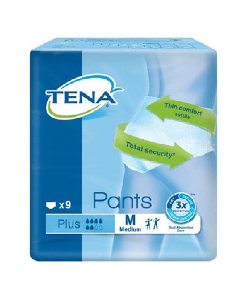 TENA PANTS PLUS PANN M 9PZ