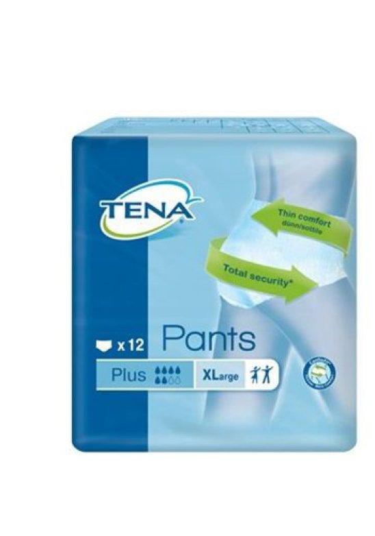 TENA PANTS PLUS XL NEW 12PZ