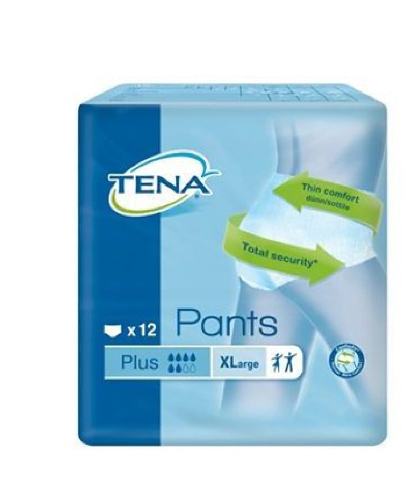 TENA PANTS PLUS XL NEW 12PZ