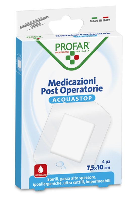 PROFAR MED ACQUASTOP 7,5X10 4P