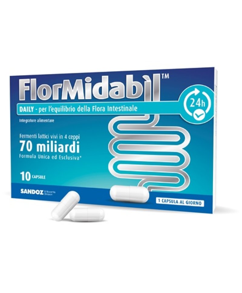 FLORMIDABIL DAILY 10 Capsule