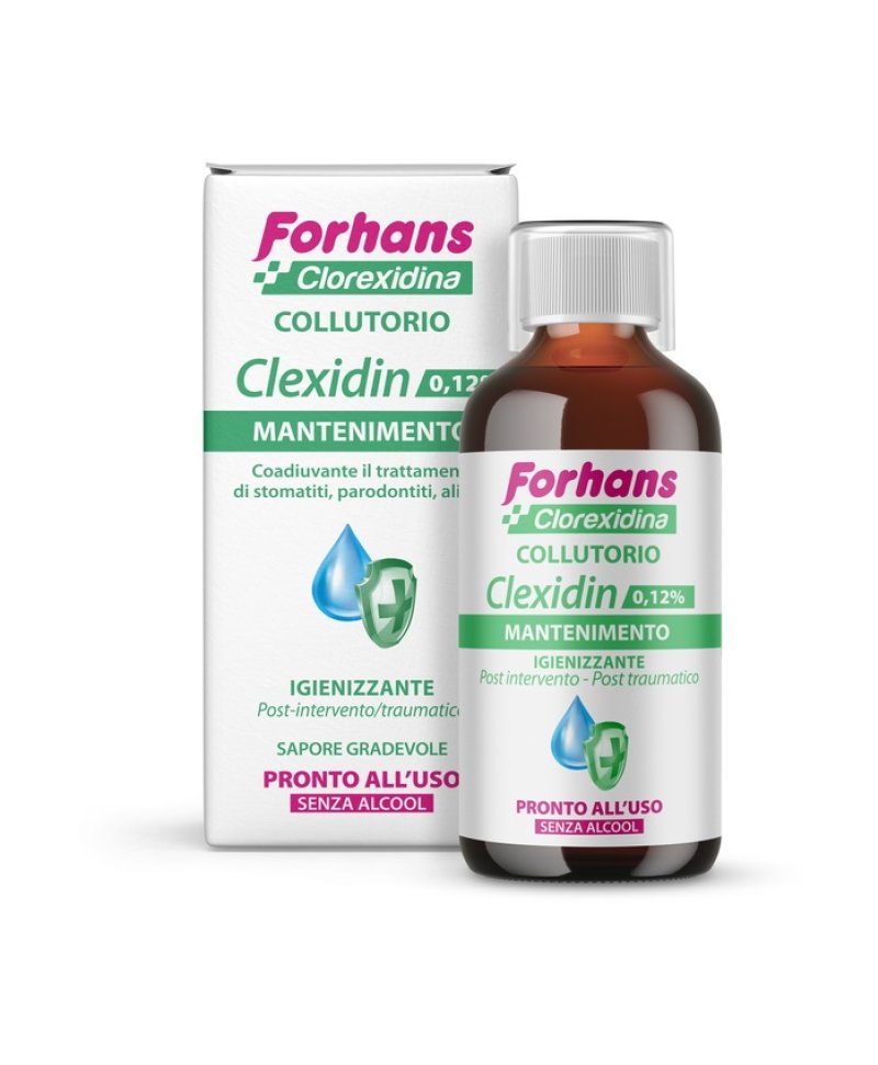 FORHANS CLEXIDIN 0,12 S/ALCOOL