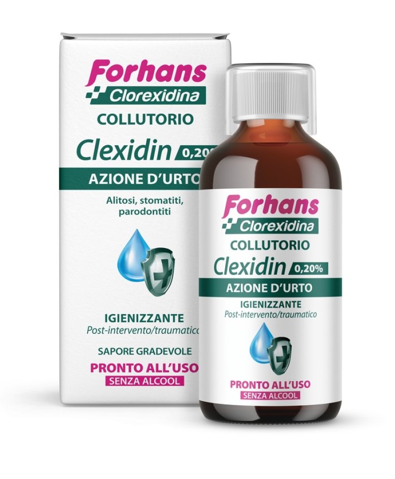 FORHANS CLEXIDIN 0,20 S/ALCOOL