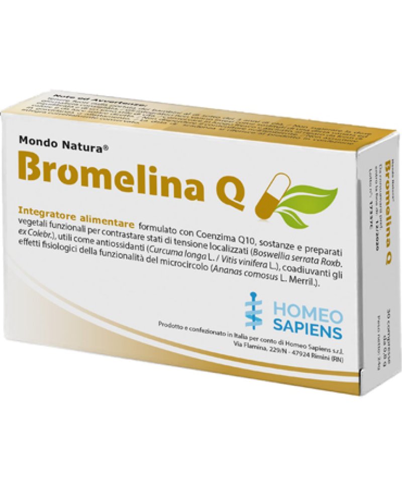 BROMELINA Q MONDO NATURA 30CPR!!