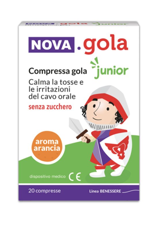 NOVA GOLA JUNIOR ARANCIA 20 Compresse