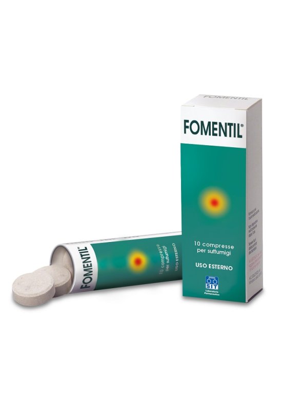 FOMENTIL 10 Compresse X SUFFUMIGI