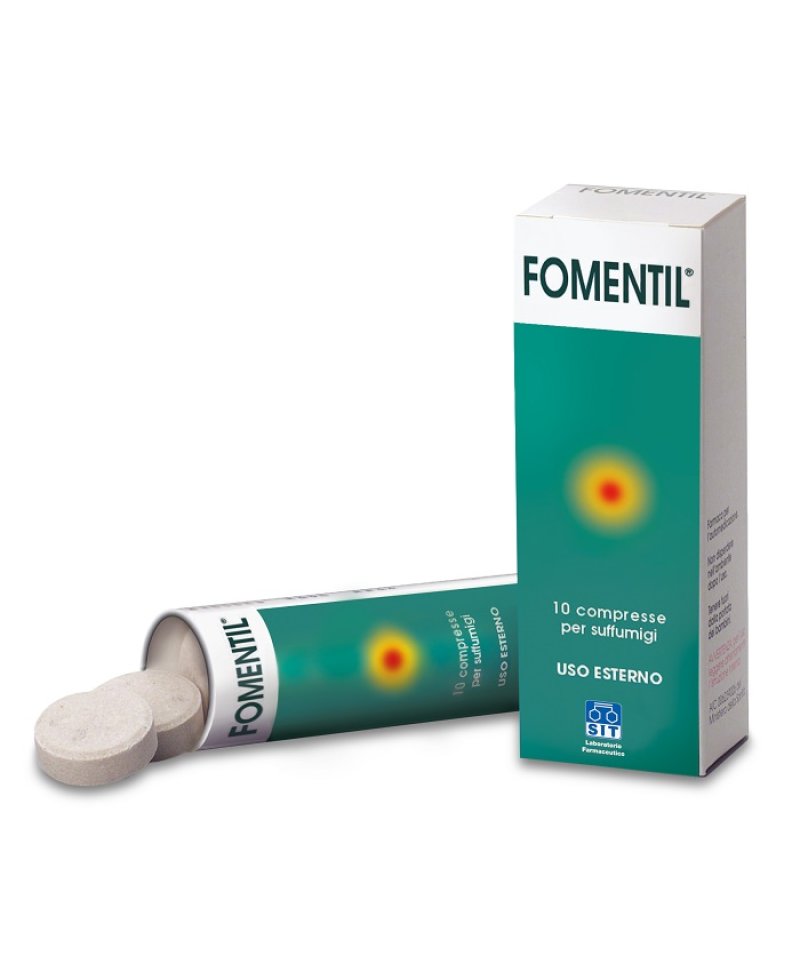 FOMENTIL 10 Compresse X SUFFUMIGI