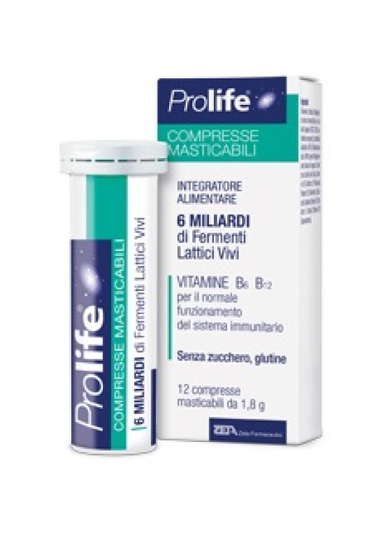 PROLIFE COMPRESSE MASTIC 12CPR