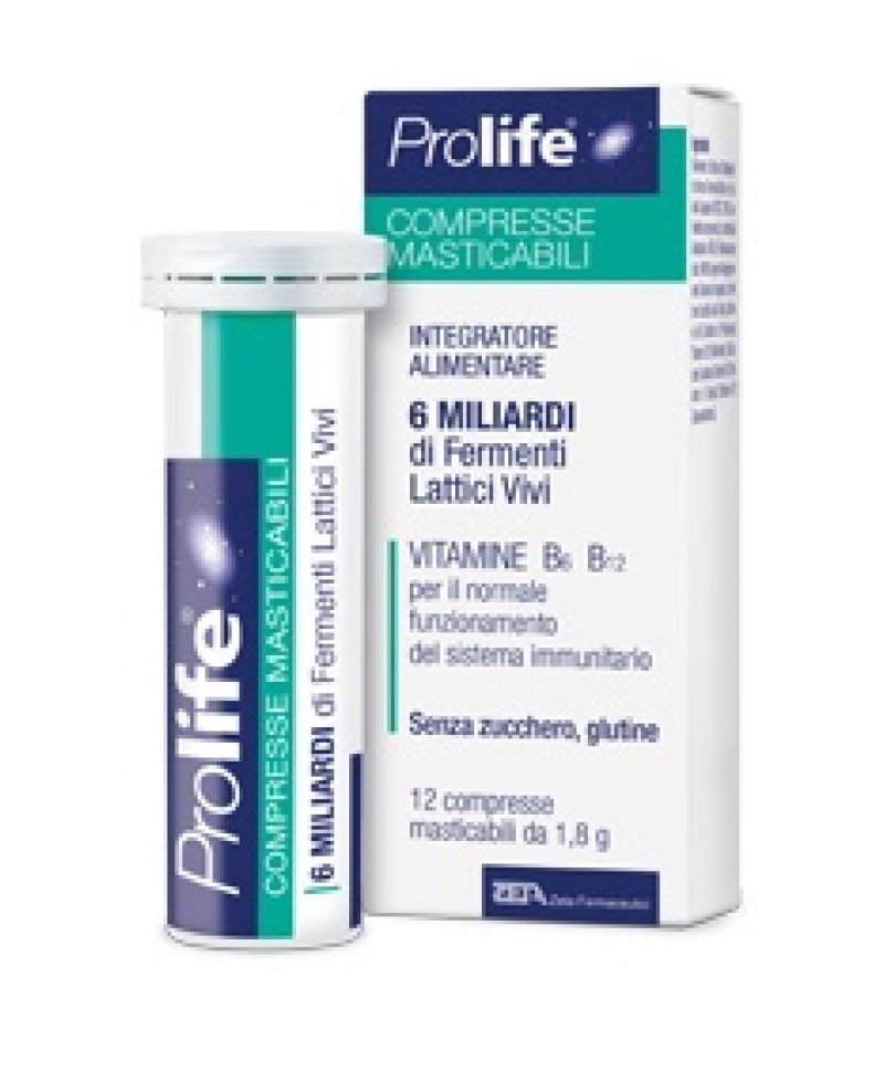 PROLIFE COMPRESSE MASTIC 12CPR