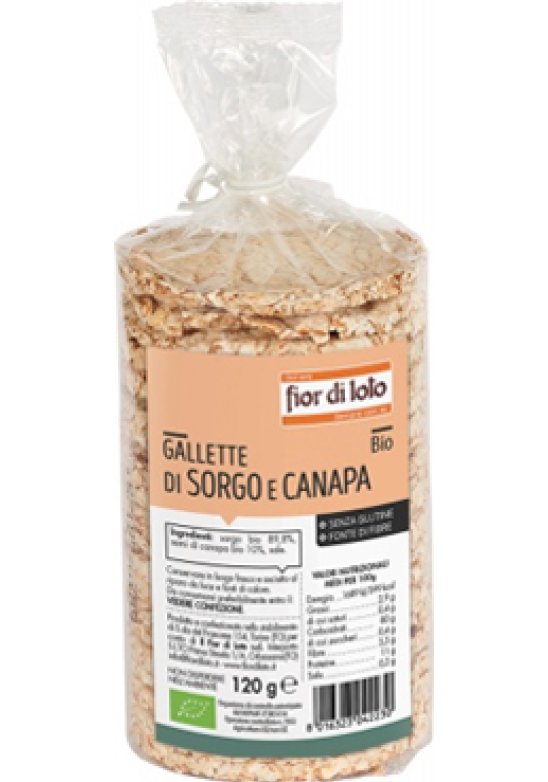 GALLETTE SORGO E CANAPA 120G