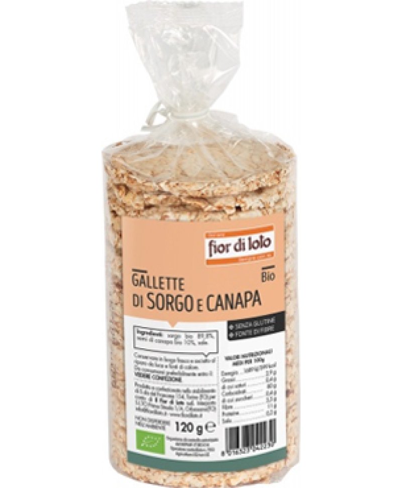 GALLETTE SORGO E CANAPA 120G