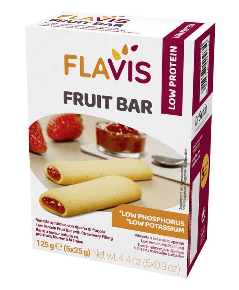 FLAVIS FRUIT BAR 5X25G