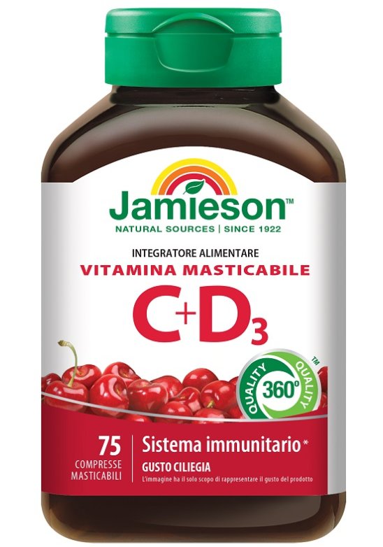 JAMIESON VITAMINA C500+D 75CPR JAMIESON VITAMINA C500+D 75CPR