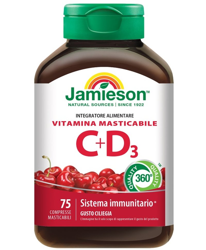 JAMIESON VITAMINA C500+D 75CPR JAMIESON VITAMINA C500+D 75CPR