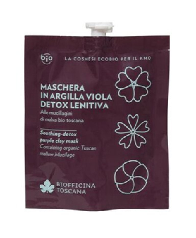 MASCHERA ARGILLA VIOLA DETOX