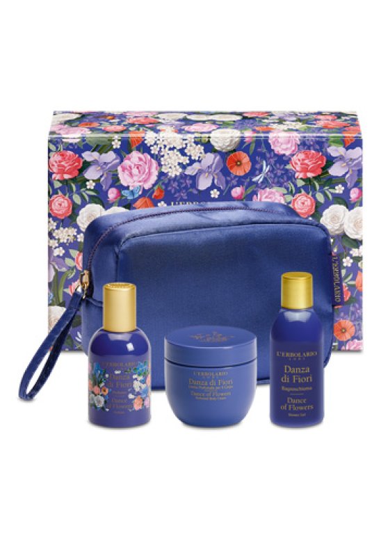 DANZA FIORI BEAUTY POCHETTE profumo, bagnoschiuma e crema corpo