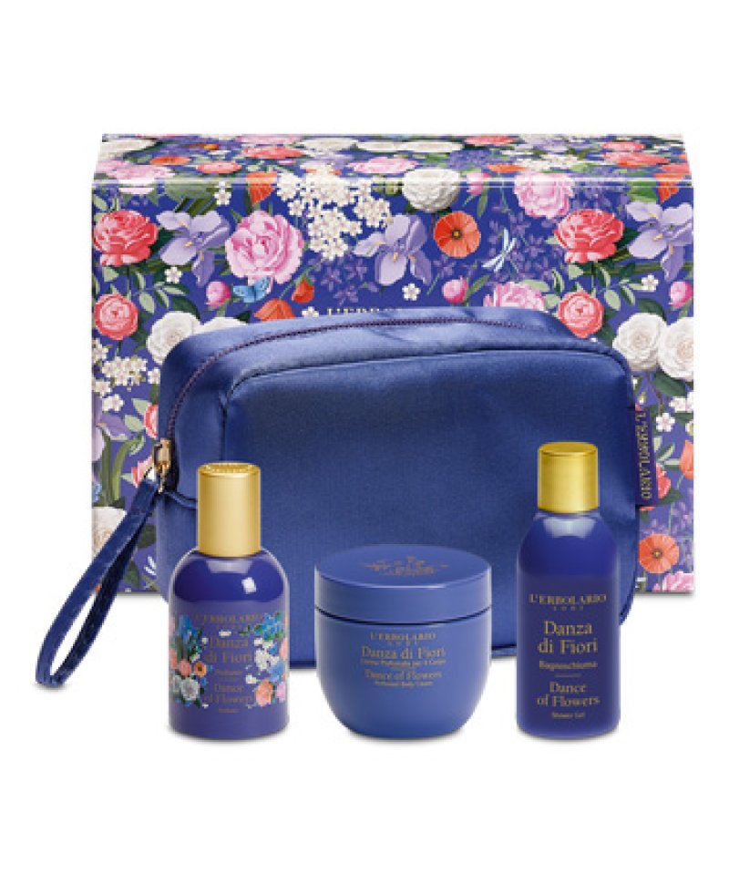 DANZA FIORI BEAUTY POCHETTE profumo, bagnoschiuma e crema corpo