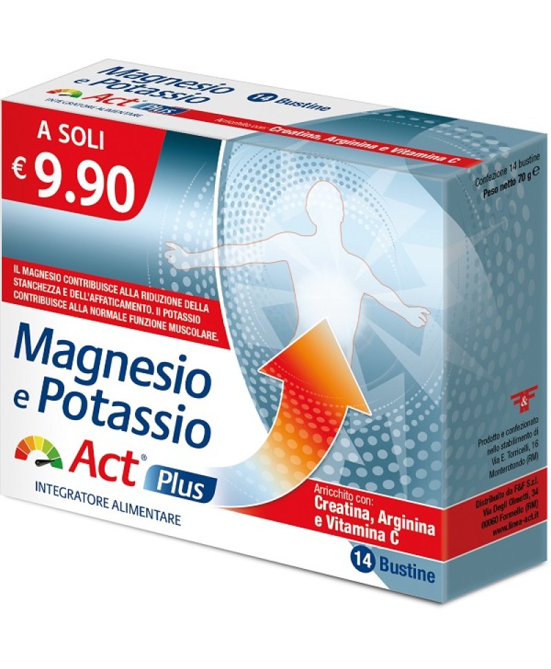 MAGNESIO POTASSIO ACT PLUS 14B