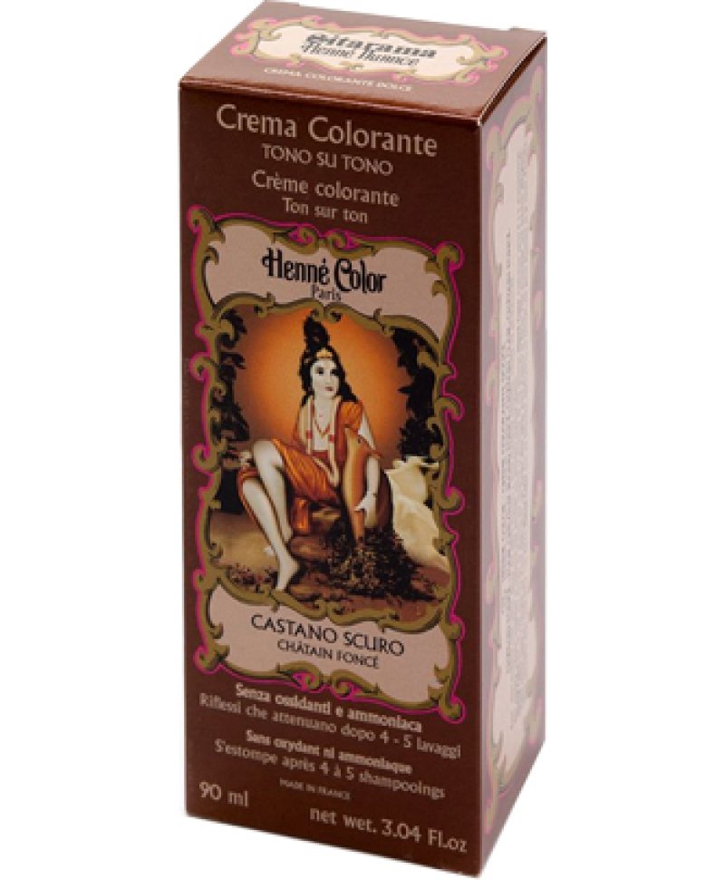 HENNE' CREMA CASTANO SCURO 90M