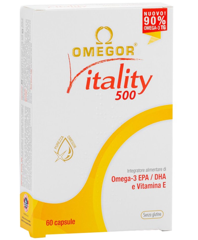 OMEGOR VITALITY 500 60 Capsule