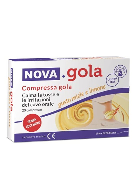 NOVA GOLA LIMONE/MIELE 20 Compresse