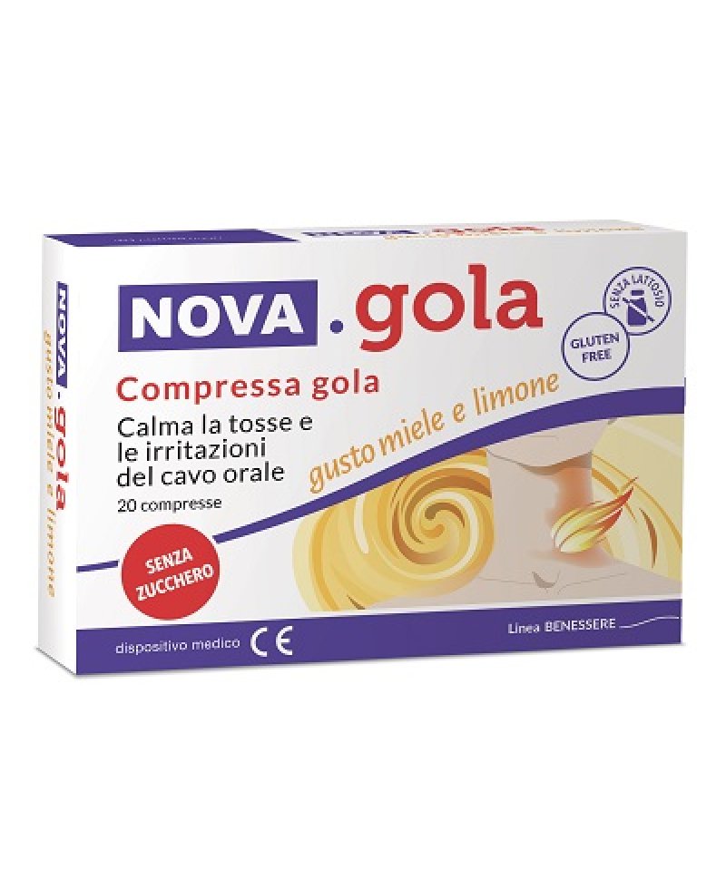 NOVA GOLA LIMONE/MIELE 20 Compresse