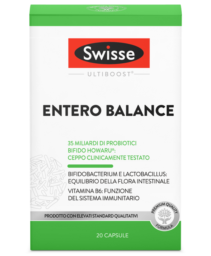 SWISSE ULTIBOOST ENTERO BALANCE 20 compresse con probiotici flora intestinale