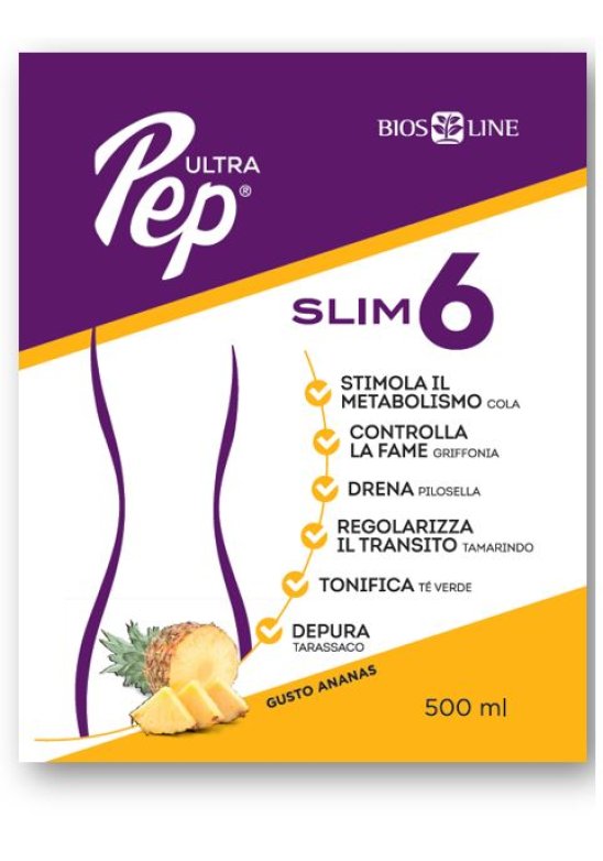 ULTRA PEP SLIM 6 ANANAS 500 ML drenante 