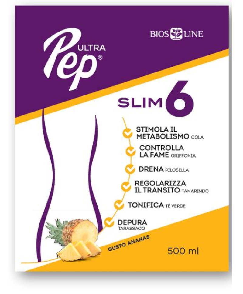 ULTRA PEP SLIM 6 ANANAS 500 ML drenante 