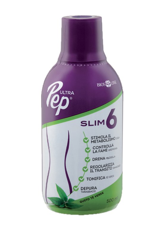 ULTRA PEP SLIM 6 TE' VERDE 500 ML drenante