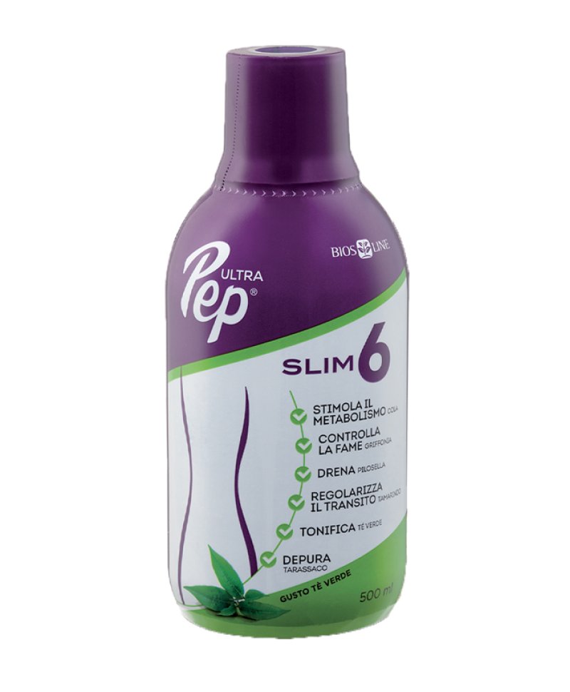 ULTRA PEP SLIM 6 TE' VERDE 500 ML drenante