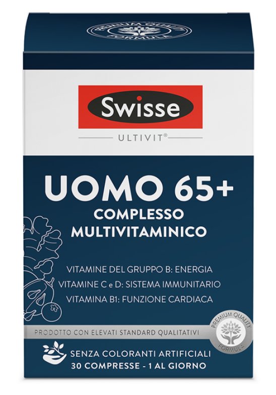 SWISSE UOMO 65+ MULTIVIT 30 Compresse