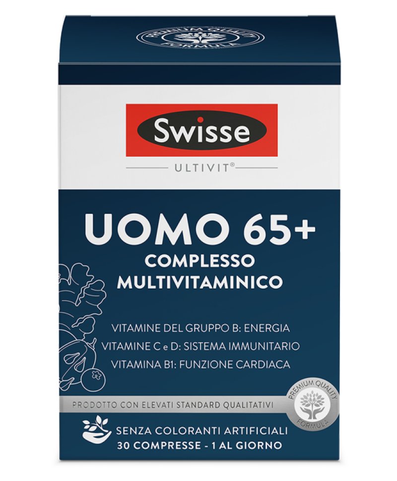 SWISSE UOMO 65+ MULTIVIT 30 Compresse