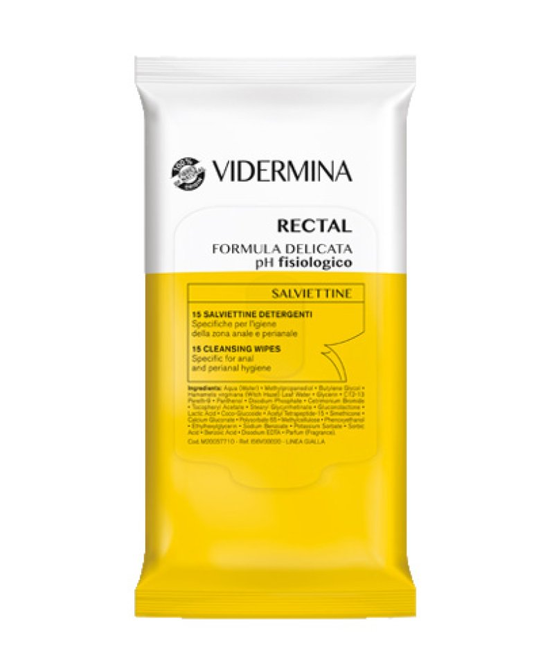 VIDERMINA RECTAL SALVIETTE15PZ