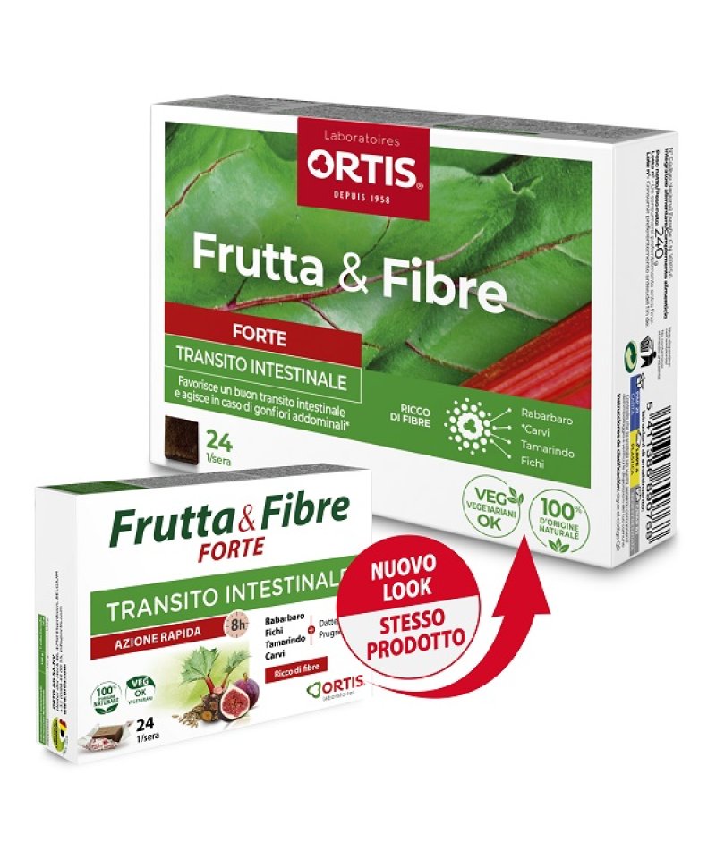 FRUTTA & FIBRE FORTE 24CUBETTI