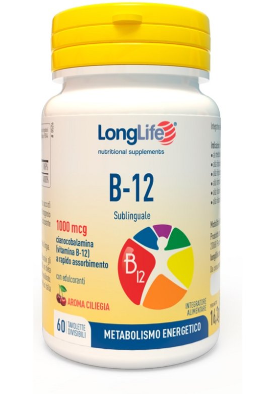 LONGLIFE B12 1000MCG 60TAV