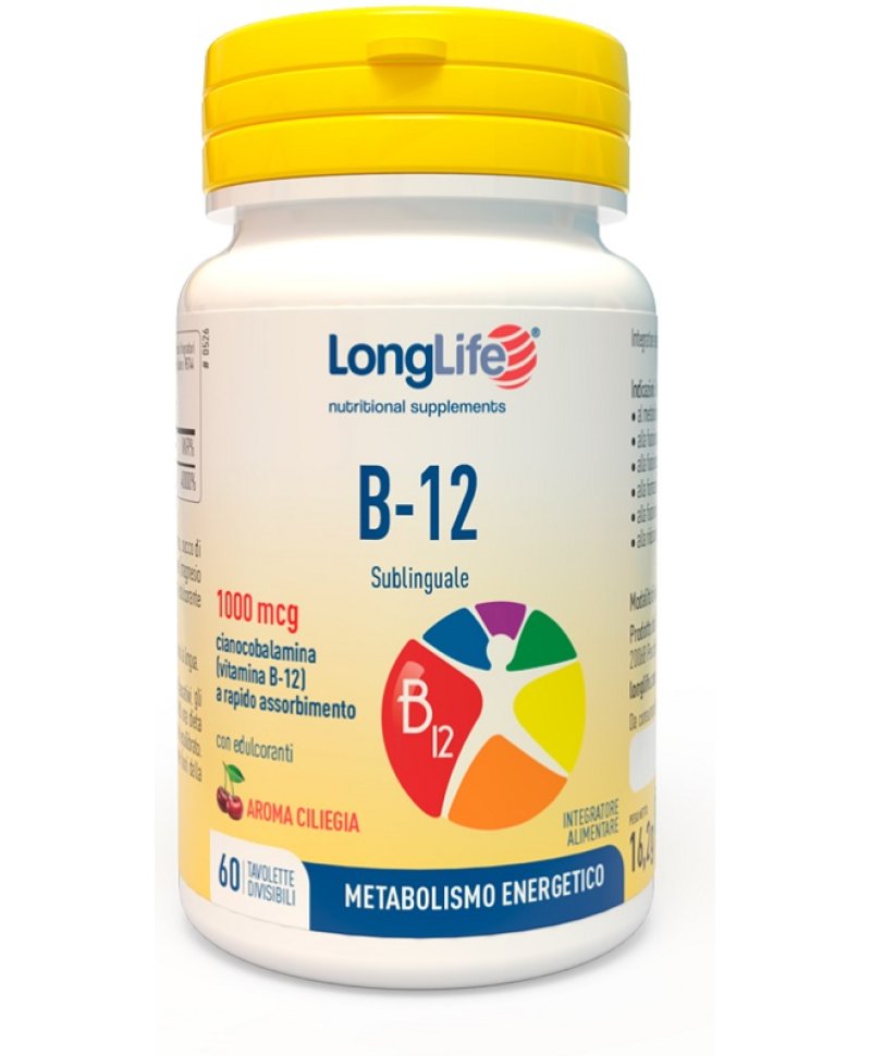 LONGLIFE B12 1000MCG 60TAV