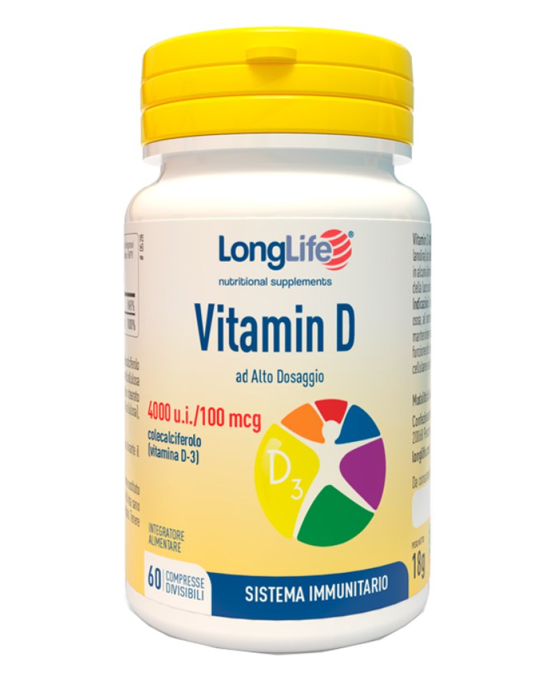 LONGLIFE VITAMIN D4000UI 60 Compresse