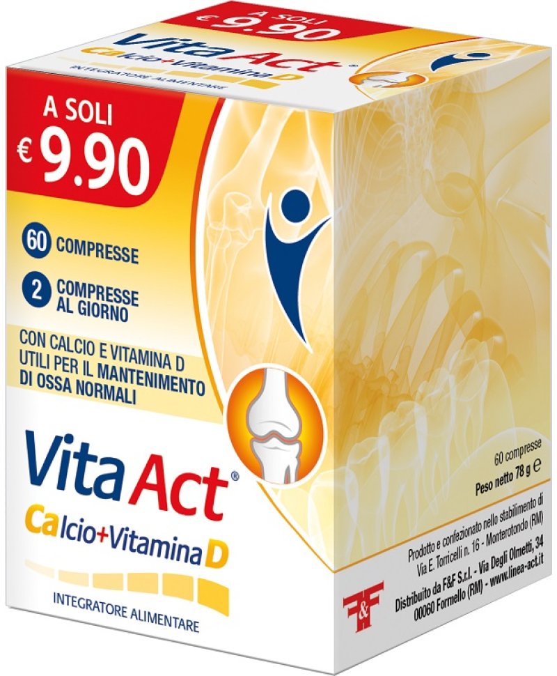 CALCIO+VITAMINA D ACT 60 Compresse