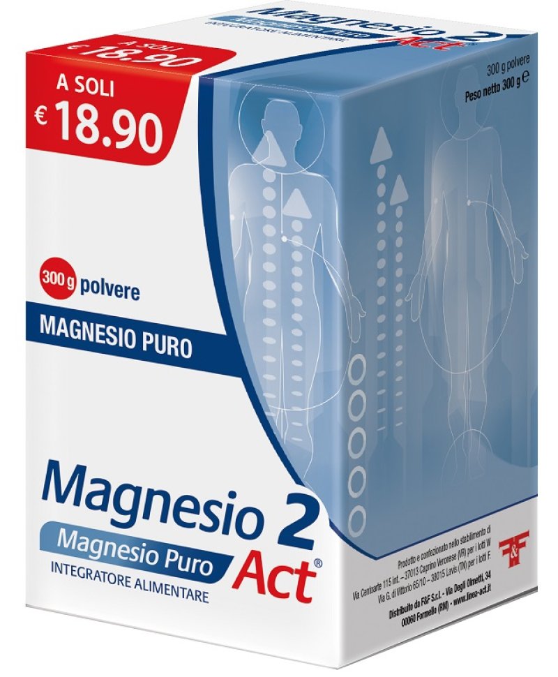 MAGNESIO 2 ACT MG PURO 300G