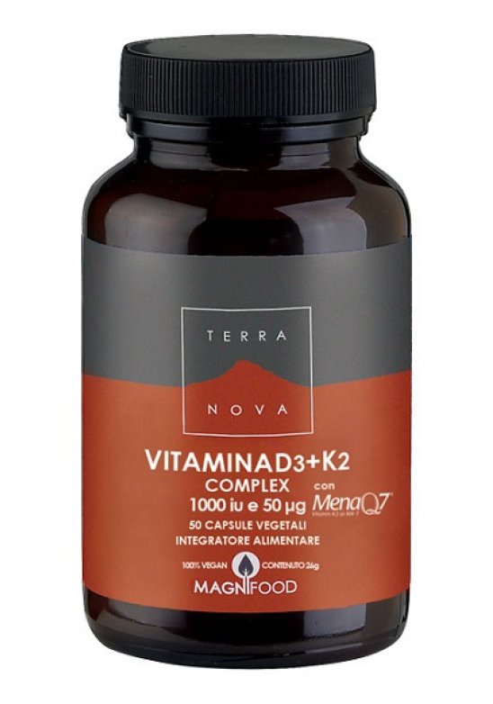 VITAMINA D3 + K2 50CPS TERRANO VITAMINA D3 + K2 50CPS TERRANO