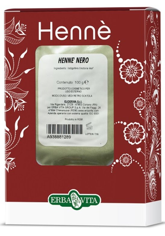 HENNE COLOR CAP NERO 100G