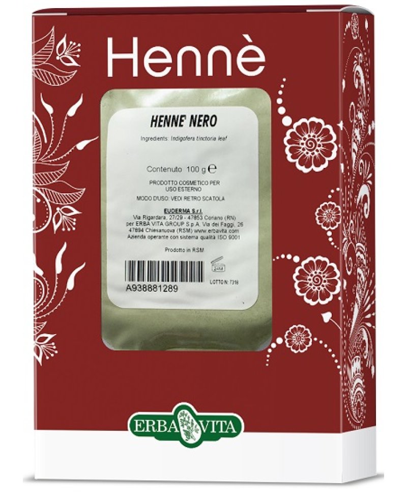 HENNE COLOR CAP NERO 100G