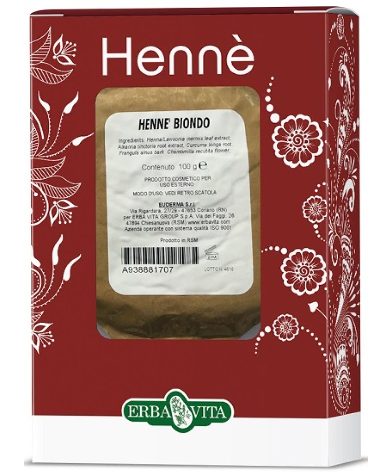 HENNE COLOR CAP BIONDO 100G