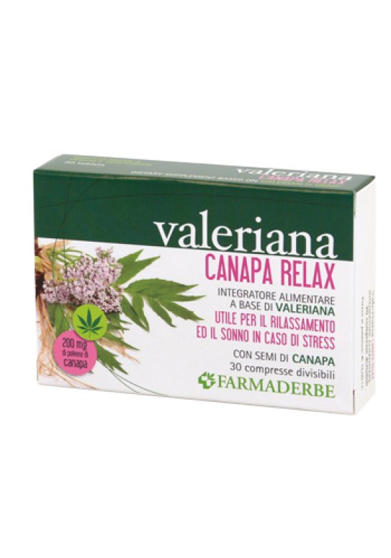 VALERIANA CANAPA RELAX 30 Compresse