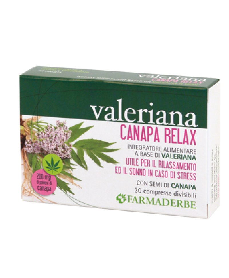 VALERIANA CANAPA RELAX 30 Compresse