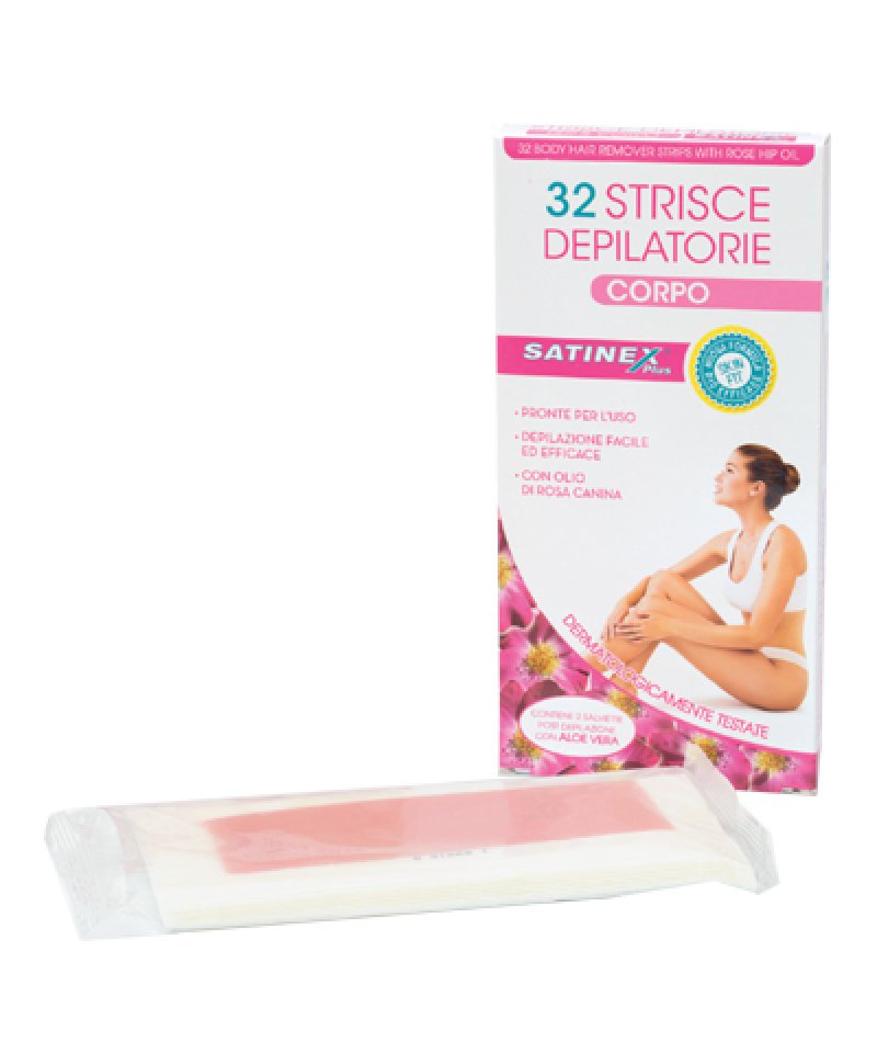 SATINEX STRISCE DEPIL CRP 32PZ
