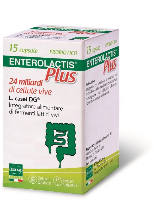 ENTEROLACTIS PLUS 15 Capsule