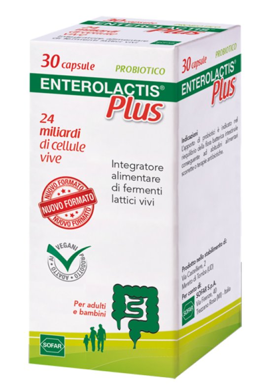 ENTEROLACTIS PLUS 30 Capsule