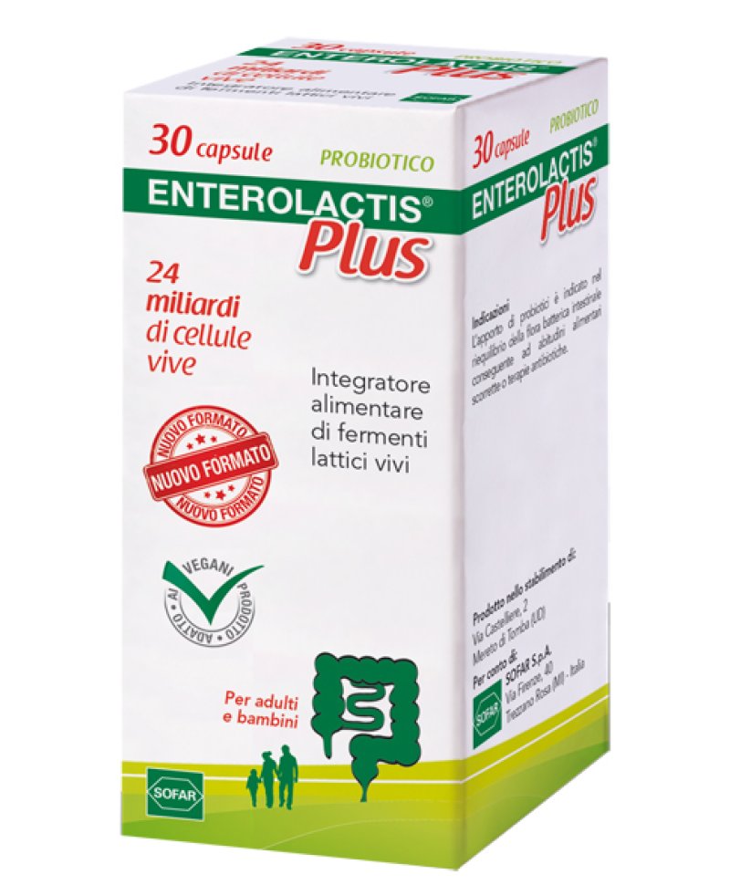 ENTEROLACTIS PLUS 30 Capsule